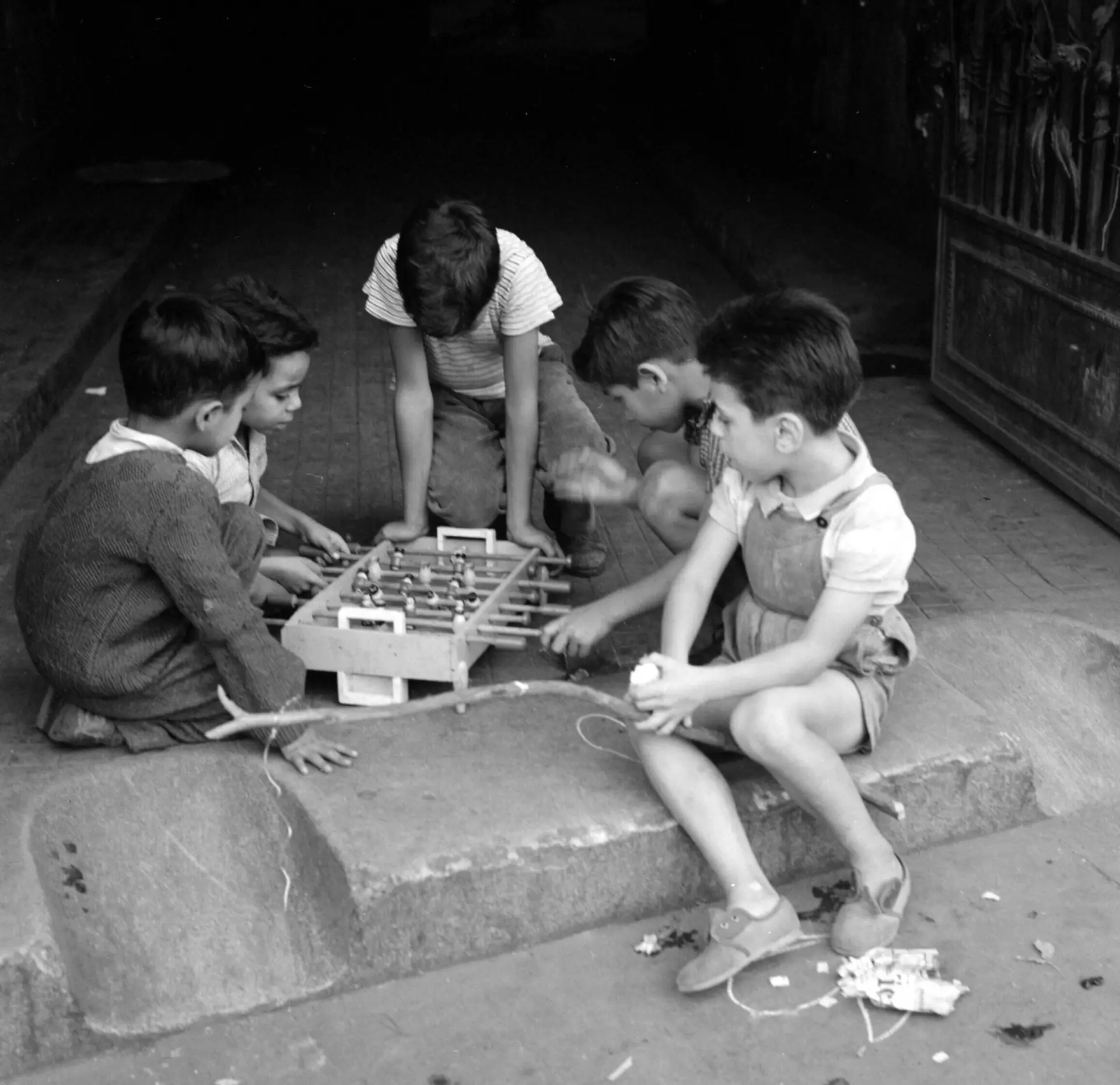 11166 ags south 4315 full chile boys playing foosball game in santiago eugene harris